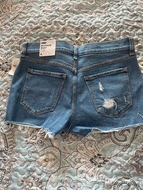 Old Navy Distressed Boyfriend Jean Shorts - Blue